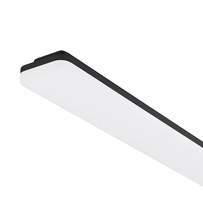 LED Slice Long 900mm Dimmable Pri:240V 24W/32W 3K/4K Black