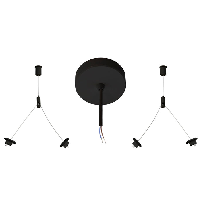 LED LED335-6-7 - Slice Pendant Accessory Black