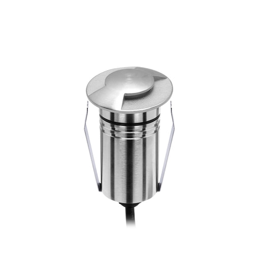 Exterior Round Two-Way Multi-Use Recess 316 Stainless Steel 2.5W 8-25V DC 2700K IP67