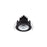 Cevon Downlight LED Recessed Round Tilt/Rotate c/w Dimmable Driver 11W 260mA CC 3K CRI97-Black/Silver