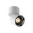 Cevon Surface Mount Tilt/Rotate Spot - White with Gloss Black reflector 14W 3000K CRI97 60D - Dimmable