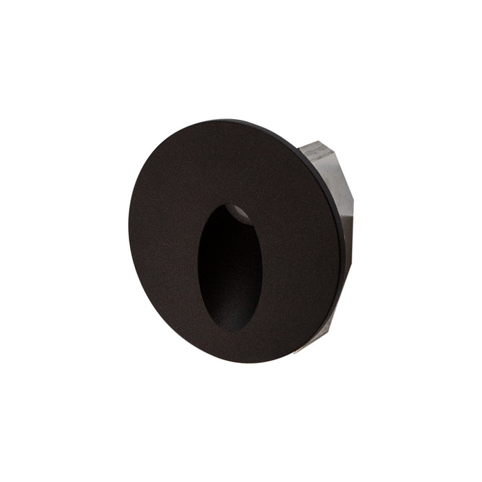 Recessed Stair/Wall Tread Round 3W DC 700mA CC IP65 3K-Black