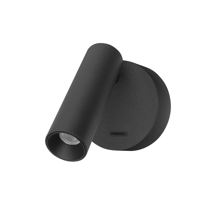 Reading Spot Surface Mount X-Low Glare c/w Switch 3W Pri:240V 3K Black