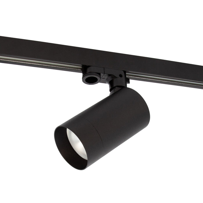 Track Spot 3 Circuit 38deg 18W 3K CRI90 c/w Dimmable Driver-Black