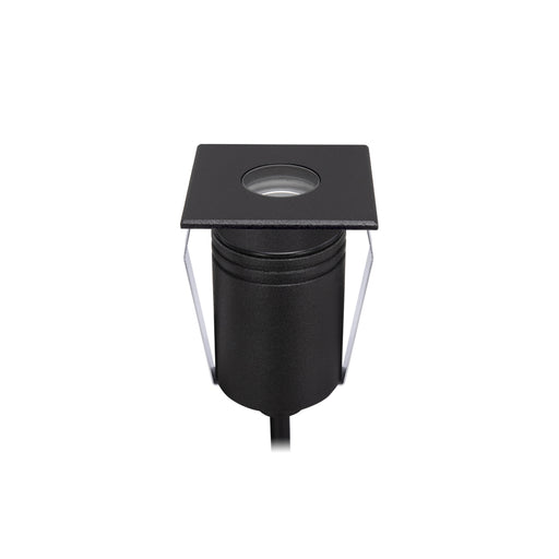 Exterior Square Multi-Use Recess Black 316 Stainless Steel 2.5W 24V DC - Dimmable 3000K IP67 36 Degree Lens