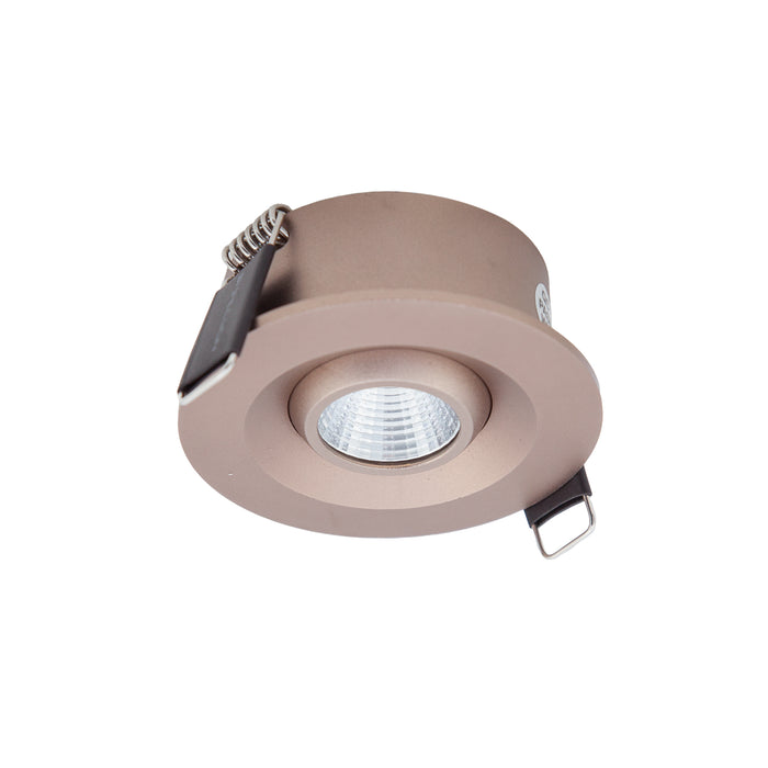 LED Recessed Round Eyeball 3W 350mA CC 3K-Bronze