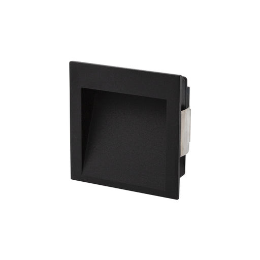 Designline Black Recessed Wall Light Directional 3W 240V 3000K/4000K Switchable - 4W 700mA Dimmable Mini Driver Included