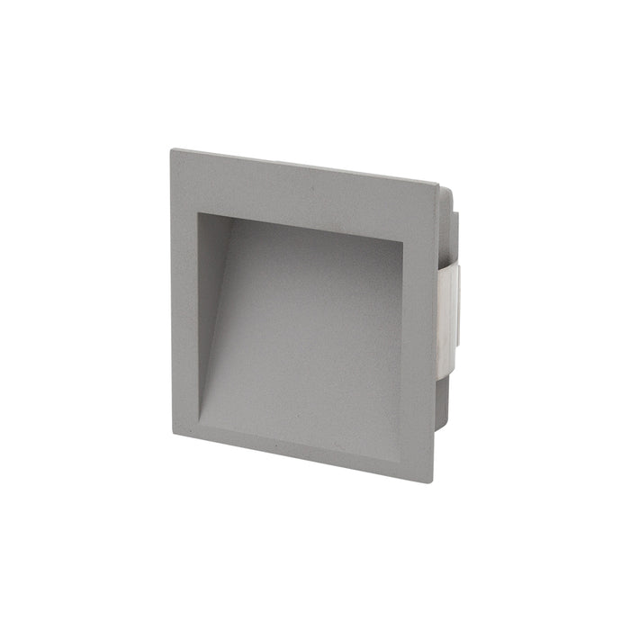 Designline Silver Recessed Wall Light Directional 3W 700mA 3000K/4000K Switchable - Driver Not Included