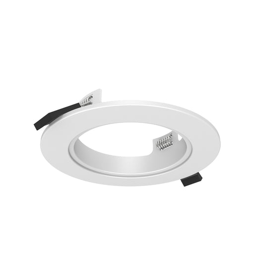 White Adaptor Plate Kit Flush Fit for 100-135mm Cut Outs (145mm OD) Supplied with Spring clips - Suits R750