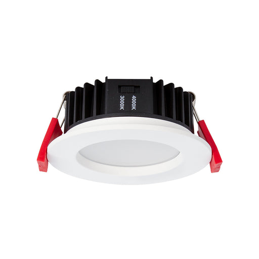LEDE IP65 Exterior Plastic Downlight Select Recessed Fixed c/w DX UID Dimmable Driver 8W 180mA DC 3K/4K - White