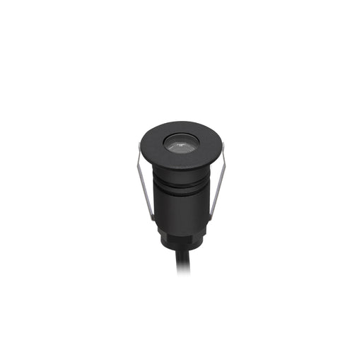 Exterior Round Multi-Use Mini Recess Black 316 Stainless Steel 1W 8-25V DC 3000K IP67 36 Degree Lens