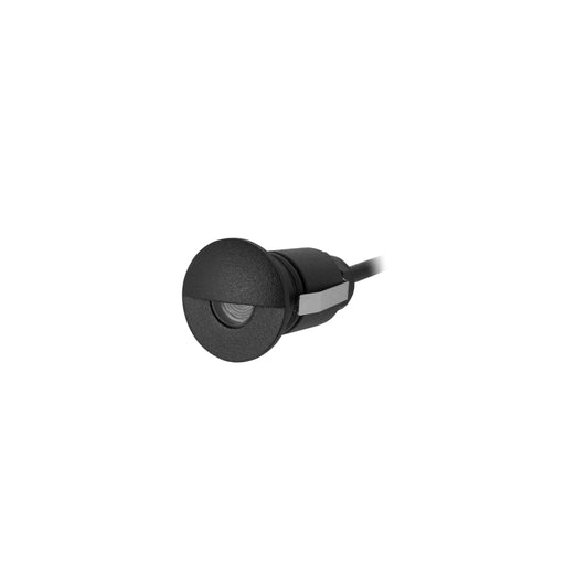 Exterior Eyelid Round Multi-Use Mini Recess Black 316 Stainless Steel 1W 24V DC RGBW IP67 17 Degree Lens