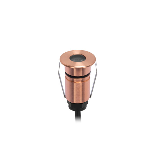 Exterior Round Multi-Use Mini Recess Copper 1W 24V DC RGBW IP67 36 Degree Lens
