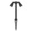 Exterior Spike Twin Spot Tall Dimmable IP65 2X 3W 24V DC CV 2700K Black