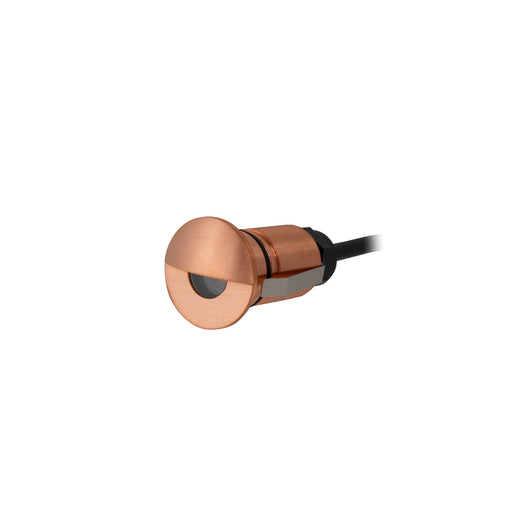 Exterior Eyelid Round Multi-Use Mini Recess Copper 1W 24V DC RGBW IP67 17 Degree Lens