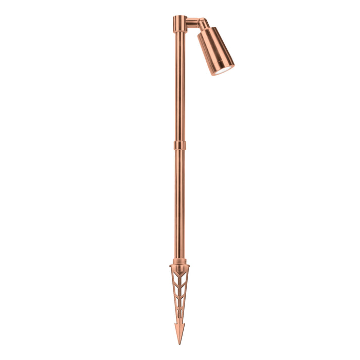 Exterior Spike Spot Telescopic IP65 7W 24V DC CV 2700K-Copper