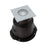 Exterior LED Inground Square Uplight 40deg IP67 6.5W 24V DC CV 2700K-Stainless Steel V2