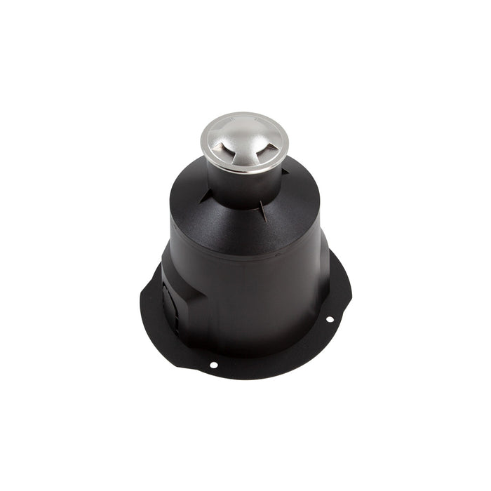 Exterior LED Inground Round 4 Way Drive Over IP67 3W 24V DC CV 2700K-Stainless Steel
