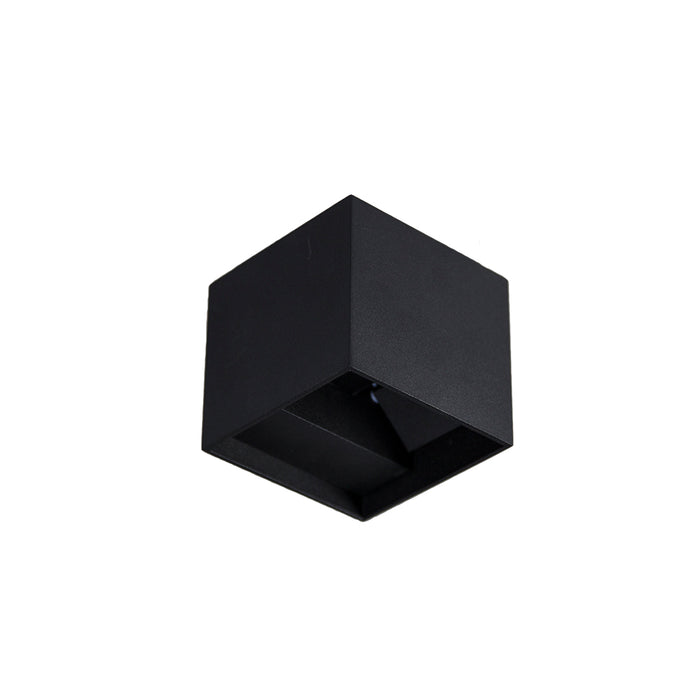 Exterior/Interior LED Cube Adj Beam Dimmable Dri 7W Pri:240V 4K-Black