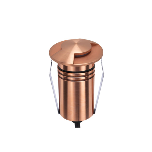 Exterior Round Two-Way Multi-Use Recess Copper 2.5W 24V DC RGBW IP67