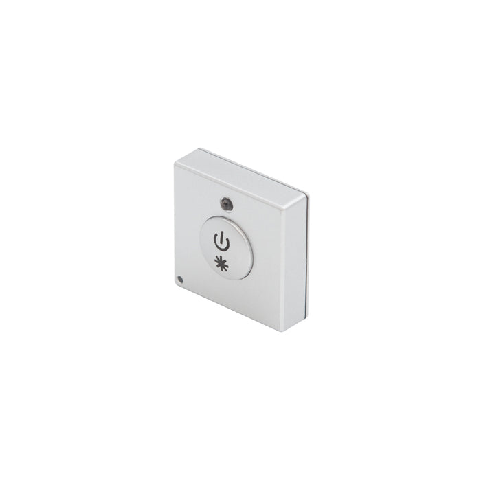 RF Dimmer Wireless Mini Button Square - Silver