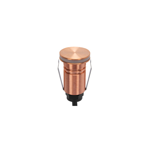Exterior Round Halo Multi-Use Mini Recess Copper 1W 8-25V DC 2700K IP67 360 Degree