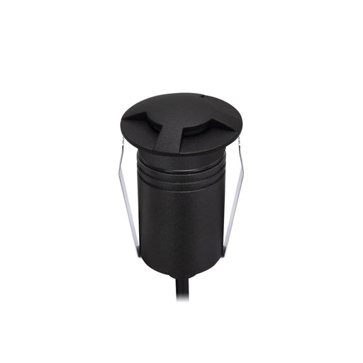 Exterior Round Three-Way Multi-Use Recess Black 316 Stainless Steel 2.5W 24V DC RGBW IP67