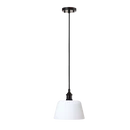 60W Lux Pendant Large 300Ø * 170Hmm - Black Cordset