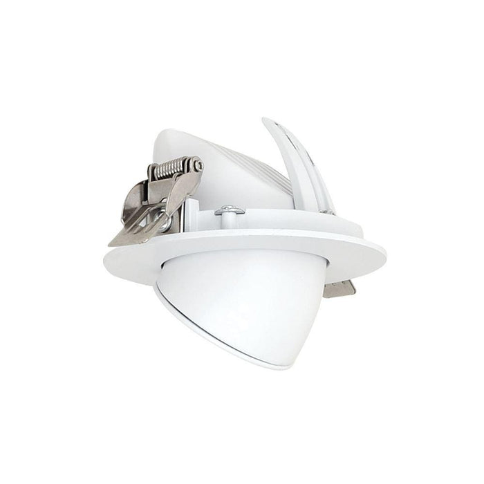 13W Geoled Round Gimbal Downlight 3K/4K/6K CCT White Front Face:103mm DIA - The Lighting Shop