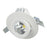 13W Geoled Round Gimbal Downlight 3K/4K/6K CCT White Front Face:103mm DIA - The Lighting Shop