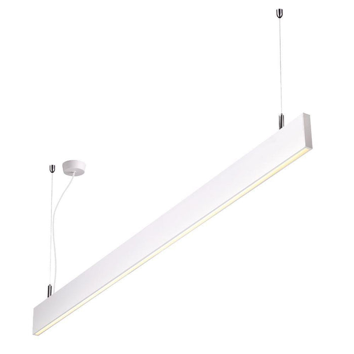 230V Office Pendant Linkable White SPEND40 25W 4000K Natural White 608 * 18.5 * 80mm - The Lighting Shop