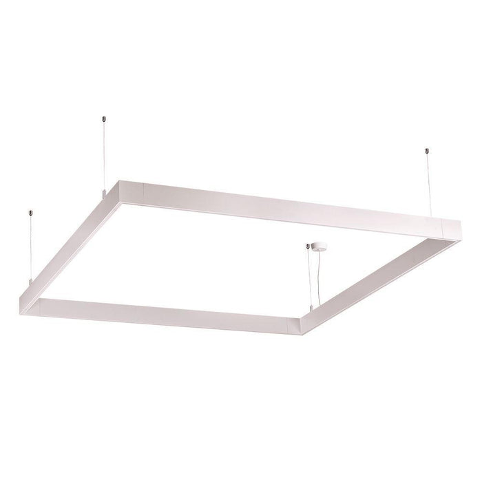 230V Office Pendant Linkable White SPEND40 25W 4000K Natural White 608 * 18.5 * 80mm - The Lighting Shop