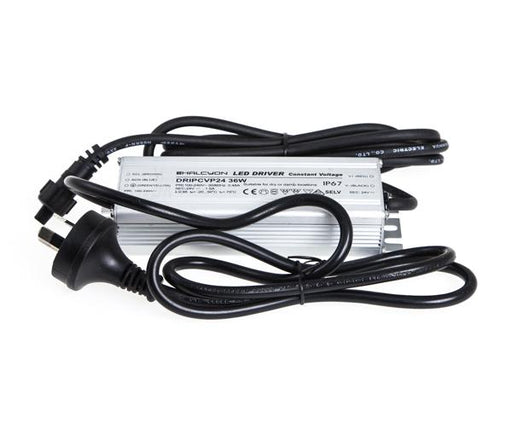 36W Constant Voltage Pre Wired With Plug IP67 24V L169 X W55 X H30mm - The Lighting Shop