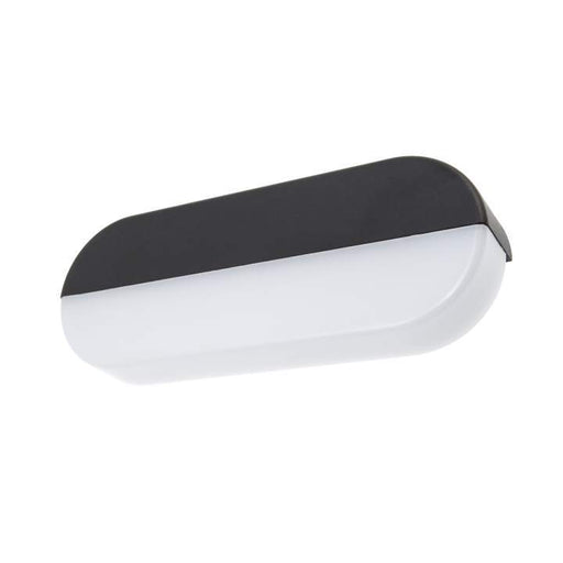 12W Exterior Brick Light With Opal Diffuser Warm White 3K Black L262 * D53 * H110mm - The Lighting Shop