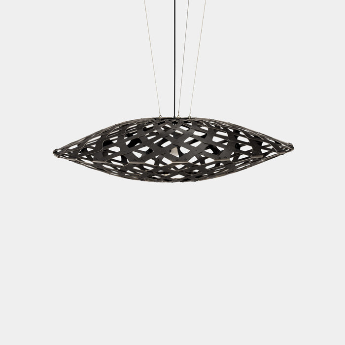 Black Both Sides Flax Pendants - The Lighting Shop