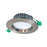 12W CRI>90 GEO12R 125mm Front Face Retrofit Downlight - WHITE/BCH - The Lighting Shop