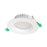 12W CRI>80 GEO12R 125mm Front Face Retrofit Downlight - WHITE/BCH - The Lighting Shop