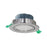 13W CRI>90 GEOT - Tiltable Downlight - BRUSHED CHROME - The Lighting Shop