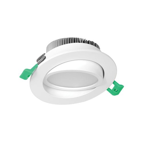 13W CRI>90 GEOT - Tiltable Downlight CCT - WHITE - The Lighting Shop