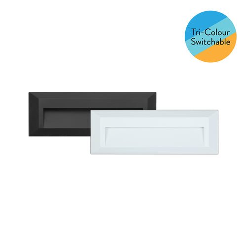 230V Sheathe - CCT, Large, Surface Mount Step Light - The Lighting Shop