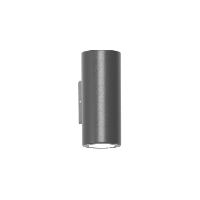 230V Bullet Up / Down Wall Light Charcoal IP54 186H * 76Ø * 99D - The Lighting Shop