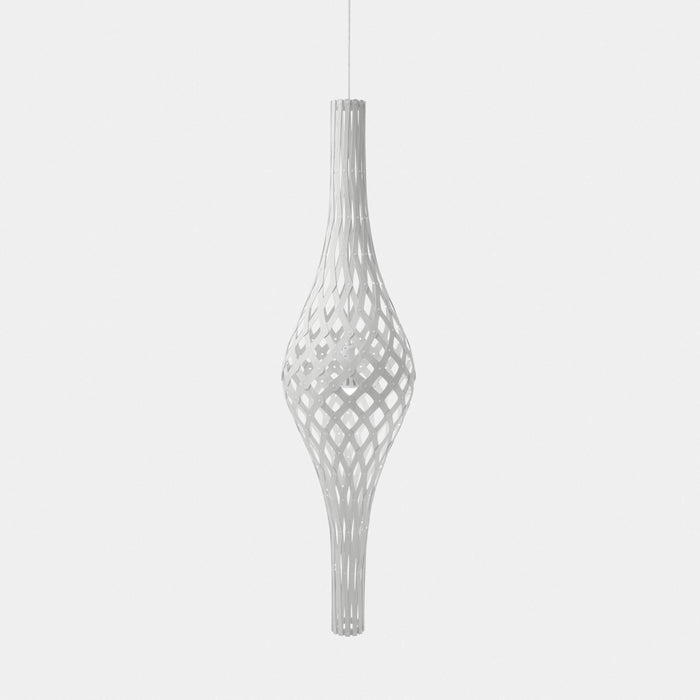 White 2 Sides Nikau pendants - The Lighting Shop