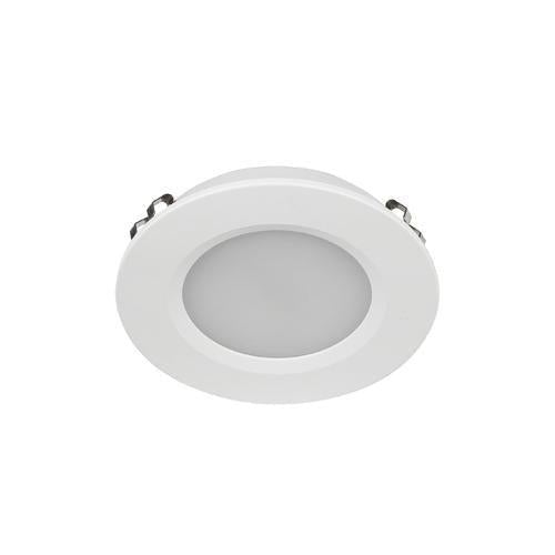 3W Round Interior LED White Dimmable CAbinet Light 3000K Warm White 66Dia * 21mmD - The Lighting Shop