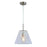 230V Emmeline Pendant 330Ømm * 240Hmm - BLACK/SATIN NICKEL - The Lighting Shop