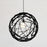 60W Chelsea - Wooden Pendant - The Lighting Shop