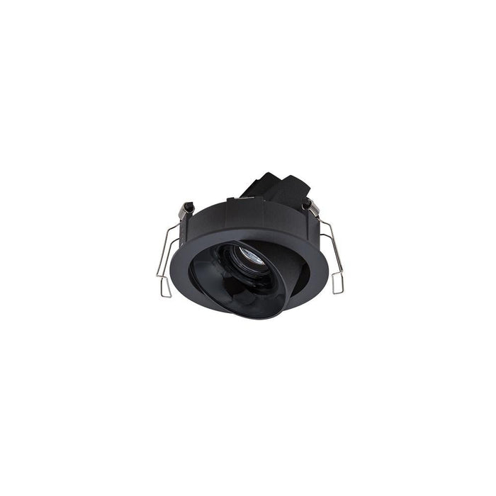 11W BLACK/HIGH 3000K WARM WHITE GLOSS BLACK ROUND TILT/ROTATE CRI97 - The Lighting Shop